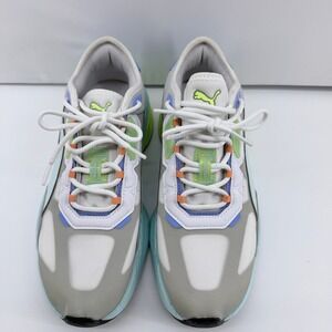 Puma Orkid Nitro Mens Sneakers Grey Blue Lime Green 390196-01 Size 9‎